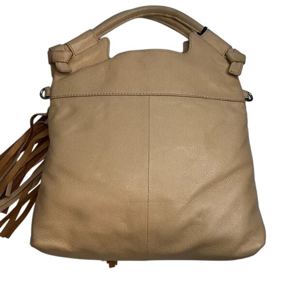 Foley + Corinna Light Brown Fringe Disco City Handbag w/ Removable Strap, NWT! - Picture 4 of 5